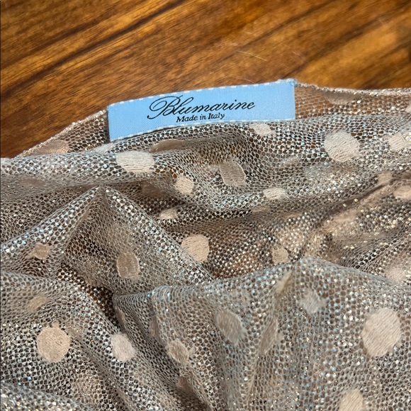 Blumarine BOW NECK ASHEER BLOUSE - Picture 6 of 6